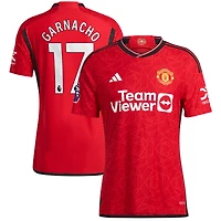 Men's adidas Alejandro Garnacho Red Manchester United / Home Authentic Player Jersey