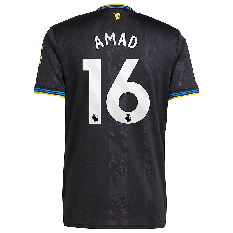 Men's adidas Amad Diallo Red Manchester United Home 2025/26 Replica Player Jersey