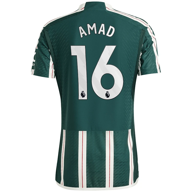 Men's adidas Amad Diallo Green Manchester United Authentic Player Jersey