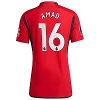 Maillot de joueur authentique Manchester United adidas Amad Diallo rouge pour homme