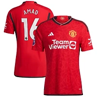 Maillot de joueur authentique Manchester United adidas Amad Diallo rouge pour homme