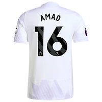 Maillot de joueur authentique extérieur blanc adidas Amad Diallo Manchester United 2025/26 pour homme