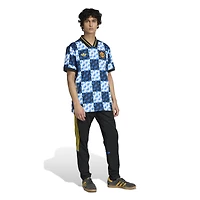 Men's adidas Black/Blue Manchester United Lifestyler Fashion Jersey