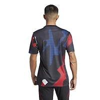 Men's adidas Black Manchester United 2024/25 Pre-Match Top