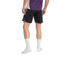 Short d'entraînement adidas noir Manchester United 2025/26 AEROREADY® pour homme
