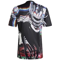 Maillot d'entraînement d'avant-match adidas noir Manchester United 2025/26 pour homme