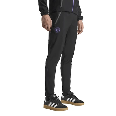 Pantalon de voyage adidas Tiro Vis Tech AEROREADY Manchester United 2025/26 noir pour homme