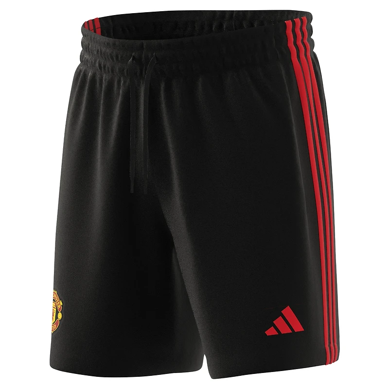 Short adidas noir Manchester United DNA pour hommes