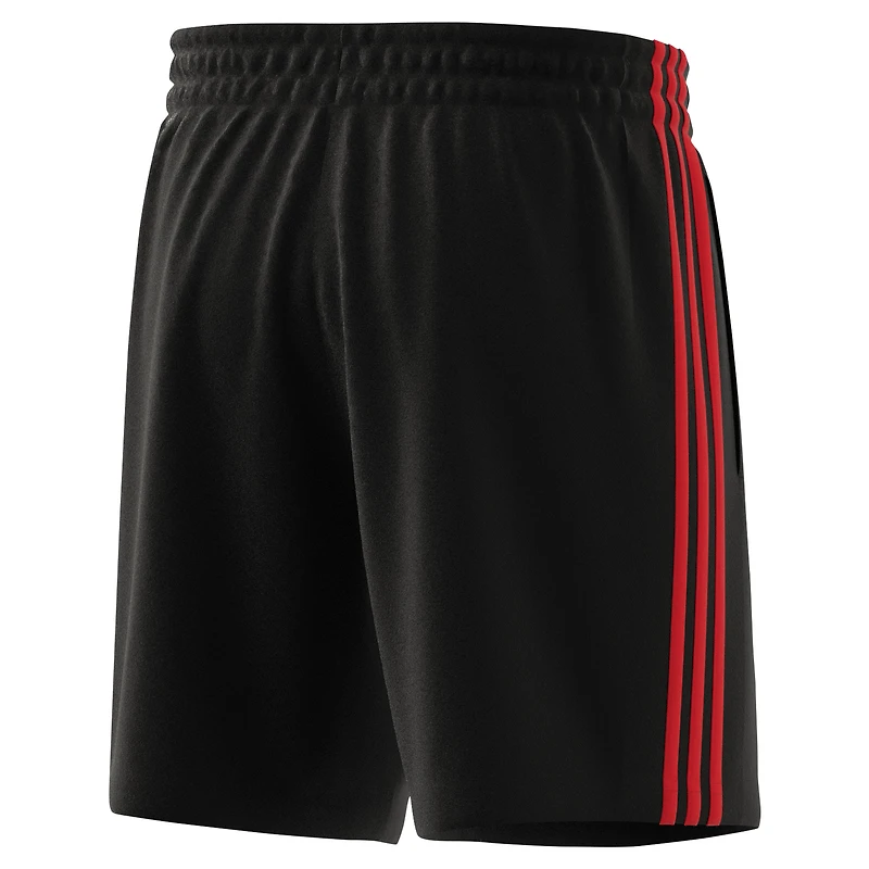 Short adidas noir Manchester United DNA pour hommes