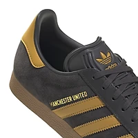 Men's adidas Black Manchester United Terrace Icons Gazelle Shoes