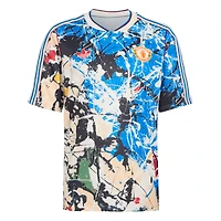 Men's adidas Blue Manchester United X Stone Roses Replica Jersey
