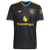 Men's adidas Bruno Fernandes Black Manchester United 2025/26 Third Replica Player Jersey