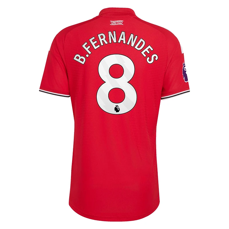 Men's adidas Bruno Fernandes Red Manchester United 2026/27 Home Authentic Jersey