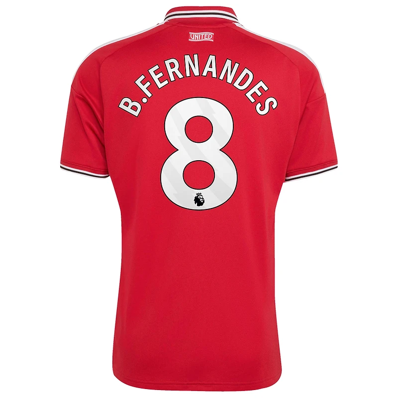 Men's adidas Bruno Fernandes Red Manchester United 2026/27 Home Replica Jersey