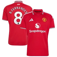 Maillot domicile réplique rouge Manchester United 2026/27 de Bruno Fernandes (adidas) pour homme