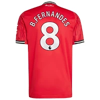 Maillot réplique rouge de Bruno Fernandes pour homme, Manchester United Domicile 2025/26