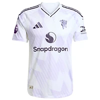 Men's adidas Bruno Fernandes White Manchester United 2025/26 Away Authentic Player Jersey