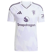 Men's adidas Bruno Fernandes White Manchester United 2025/26 Away Replica Player Jersey