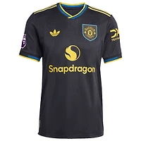 Maillot de joueur authentique Manchester United 2025/26 noir adidas Kobbie Mainoo pour homme