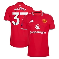 Men's adidas Kobbie Mainoo Red Manchester United 2026/27 Home Authentic Jersey