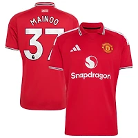 Men's adidas Kobbie Mainoo Red Manchester United 2026/27 Home Replica Jersey