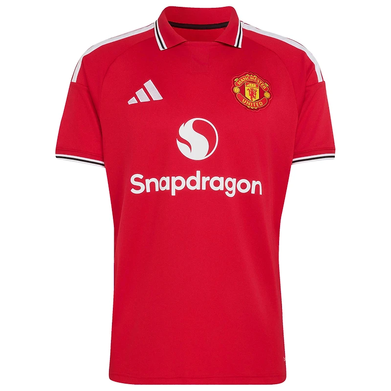 Maillot réplique domicile adidas Kobbie Mainoo rouge Manchester United 2026/27 pour homme