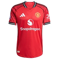Maillot de joueur authentique adidas Kobbie Mainoo rouge Manchester United Domicile 2025/26 pour homme