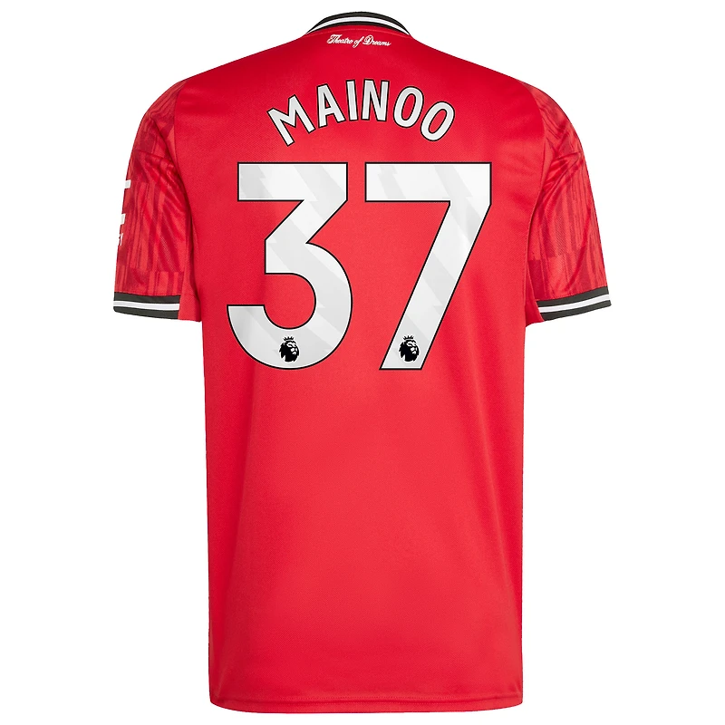 Maillot réplique adidas Kobbie Mainoo rouge Manchester United Domicile 2025/26 pour homme
