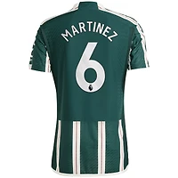 Maillot adidas Lisandro Martínez de joueur authentique extérieur Manchester United 2023/24 pour homme, vert
