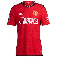 Men's adidas Lisandro Martínez Red Manchester United 2023/24 Home Authentic Player Jersey