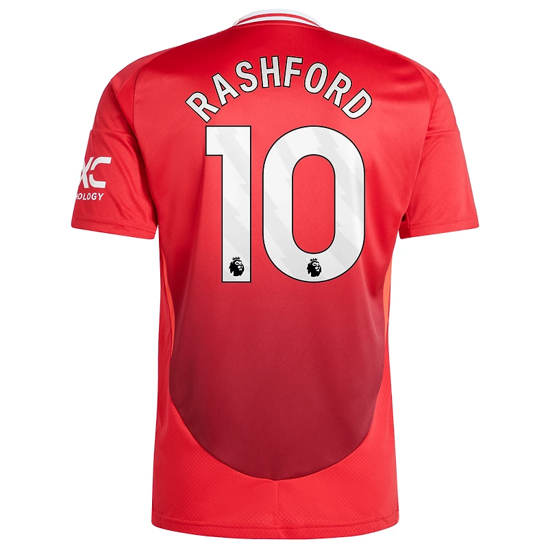 Men's adidas Marcus Rashford Red Manchester United 2024/25 Home Replica Player Jersey