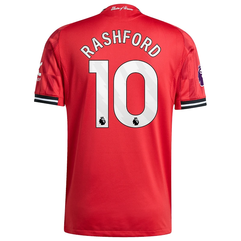 Men's adidas Marcus Rashford Red Manchester United Home 2025/26 Authentic Player Jersey