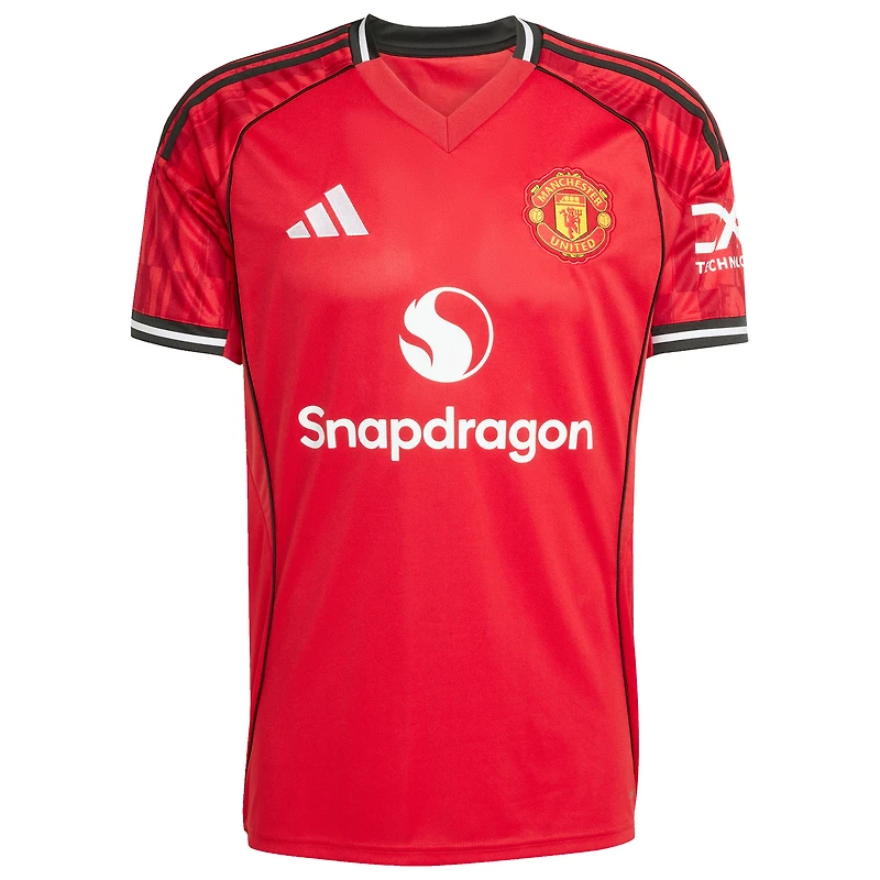 Men's adidas Marcus Rashford Red Manchester United Home 2025/26 Replica Player Jersey