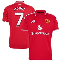 Men's adidas Mason Mount Red Manchester United 2026/27 Home Replica Jersey