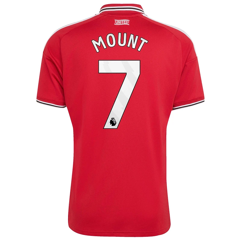 Men's adidas Mason Mount Red Manchester United 2026/27 Home Replica Jersey