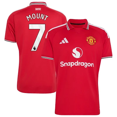 Men's adidas Mason Mount Red Manchester United 2026/27 Home Replica Jersey