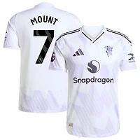 Maillot de joueur authentique extérieur Manchester United 2025/26 blanc adidas Mason Mount pour homme