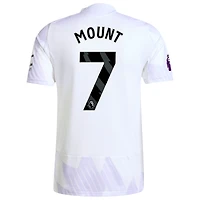 Men's adidas Mason Mount White Manchester United 2025/26 Away Authentic Player Jersey