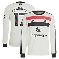Maillot à manches longues authentique adidas Originals Alejandro Garnacho pour homme Manchester United 2024/25 crème