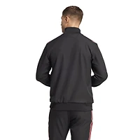 Men's adidas Originals  Black Manchester United Terrace Icons Collection Full-Zip Track Jacket