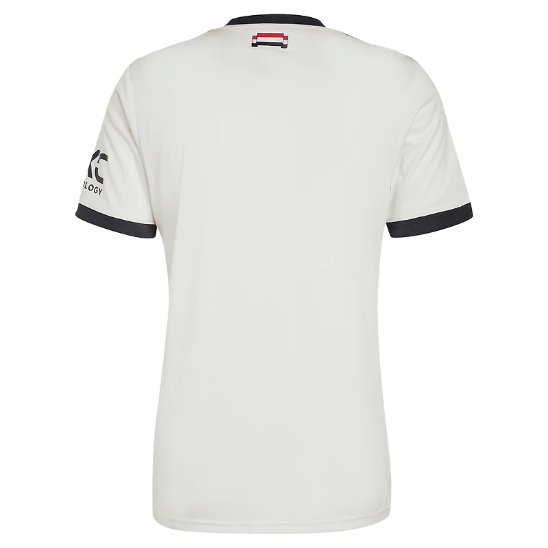Men's adidas Originals  Cream Manchester United 2024/25 Third Replica Jersey