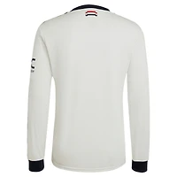 Maillot à manches longues réplique Manchester United 2024/25 adidas Originals Cream pour homme