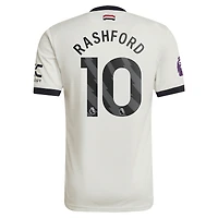 Maillot adidas Originals Marcus Rashford crème pour homme Manchester United 2024/25 Third Authentic