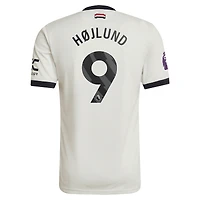 Men's adidas Originals Rasmus Højlund Cream Manchester United 2024/25 Third Authentic Jersey