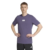 T-shirt adidas violet Manchester United pour homme