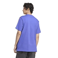 T-shirt adidas violet Manchester United Terrace Icons pour homme