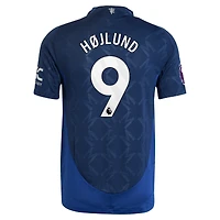 Men's adidas Rasmus Højlund Navy Manchester United 2024/25 Away Authentic Player Jersey