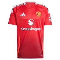 Maillot de joueur réplique domicile adidas Rasmus Højlund rouge Manchester United 2024/25 pour homme