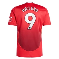 Men's adidas Rasmus Højlund Red Manchester United 2024/25 Home Replica Player Jersey