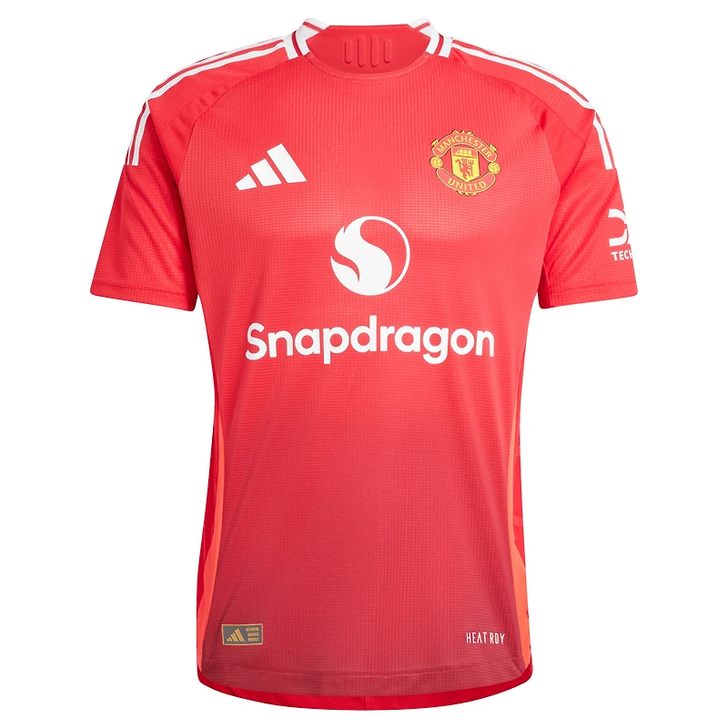Men's adidas Red Manchester United 2024/25 Home Authentic Jersey